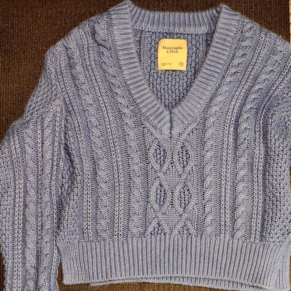 Abercrombie and Fitch Cropped Knit Sweater
